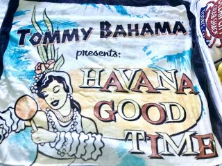 Tommy Bahama Beach Towel Havana Good Time Limited Edition Rare Big 70” X 40”