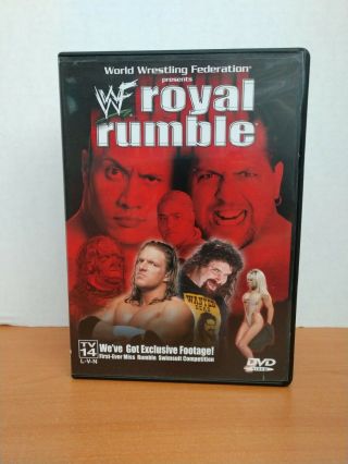 Wwf 2000 Royal Rumble Dvd - Vintage / Rare / Complete / Near