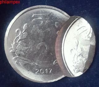 India Rs.  2/ - Coin Massive Double Strike Error,  2017,  Rare