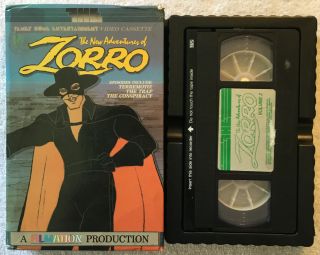 The Adventures Of Zorro Vol 2 (vhs,  1981) Filmation Big Box Mgm Rare Oop Htf