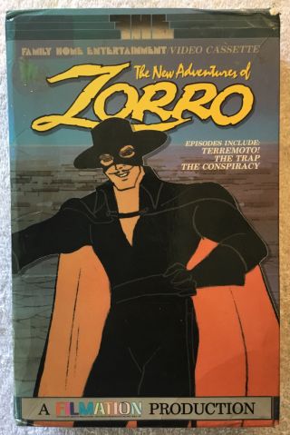 The Adventures of ZORRO Vol 2 (VHS,  1981) Filmation Big Box MGM RARE OOP HTF 2