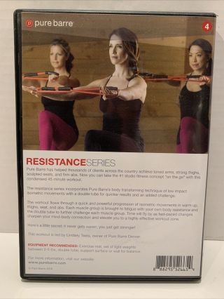 Pure Barre Resistance Series 4 Mega Rare DVD 2
