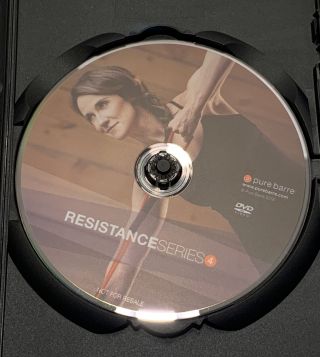 Pure Barre Resistance Series 4 Mega Rare DVD 3