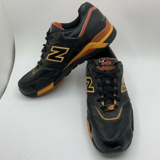 Balance 820 Rare Orange Black Men’s Size 10 D MR820BO Track Sneakers Shoes 2