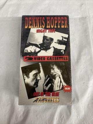 Dennis Hopper " Night Tide & Out Of The Blue " (double Vhs Set) Rare