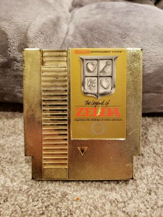 The Legend Of Zelda - Nintendo Nes - Gold - 5 Screw - Rare