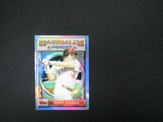 1993 Finest Kent Hrbek Refractor Baseball Card Twins 117 Rare
