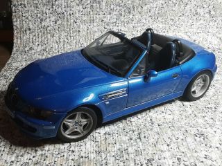 Rare Ut Models Blue Bmw Z3 M Roadster 1:18 Scale Die Cast Loose Z3m
