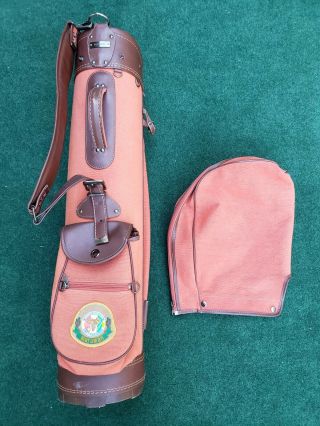 Extremely Rare Maruman Golf Club Bag " Safari Wave " Made In Japan Gift