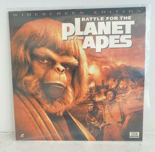 Battle For The Planet Of The Apes - Laserdisc Ld - Rare -