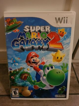 Mario Galaxy 2 - Nintendo Wii Game Rare Oop