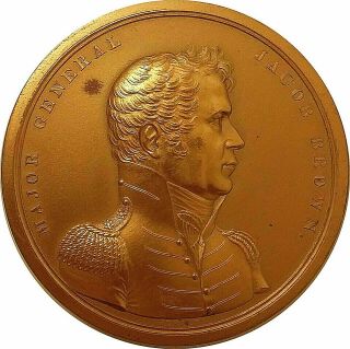 Rare Us Bronze Medal Major General Jacob Brown 413 65 Mm