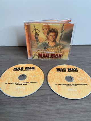 Rare Mad Max Beyond Thunderdome Soundtrack 2cd Tadlow (2010) Ltd Collectors