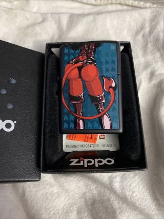 Zippo Lighter 2016 Devil Unfired Rare Find Satans Babe