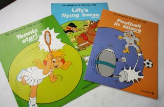 3X RARE VINTAGE 1981 SPORT BILLY KIDS LEARNING COMIC BOOKS LONGMAN NOS 3