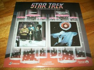 Star Trek: Catspaw/the Doomsday Machine Laserdisc Ld Rare