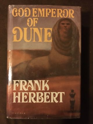 God Emperor Of Dune By Frank Herbert - Rare 1981 1st Ed. ,  4th Impression Hc/dj