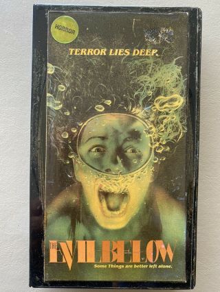 The Evil Below Rae Don Home Vid 80’s Vhs Tape Cut Box Horror Movie Rare Priority