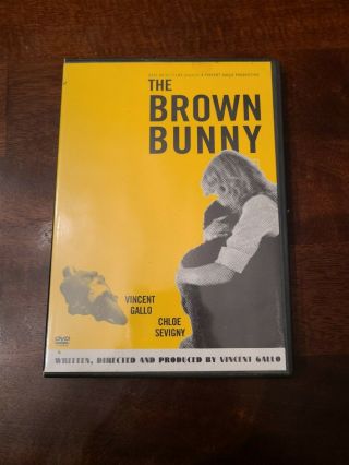 The Brown Bunny / Vincent Gallo / Rare Dvd Movie Oop