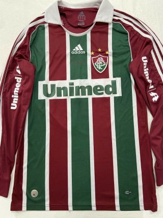 Fluminense Brasil Match Worn Shirt Jersey Maillot Camisa 10 Brazil Rare