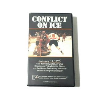 Flyers Vs Russia 1/11/76 Conflict On Ice Vhs Rare Nhl Vs Soviet Red Army