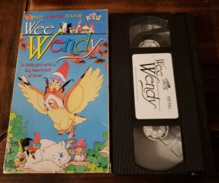 Wee Wendy Vhs Vcr Video Tape Movie Cartoon Anime Very Rare Oop