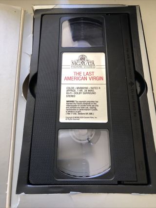 The Last American Virgin VHS Comedy 1982 MGM Big Box Rare 2