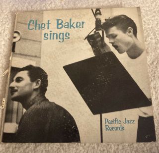 Rare Chet Baker Sings - Pacific Jazz Records 7” 45 Eps 4 - 16 Gatefold Cover