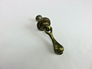 Rare Ethan Allen Georgian Court Brass Pull/hardware Door/cabinet Bedside Table