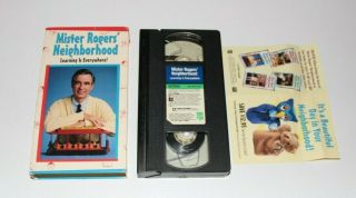Mister Rogers Neighborhood - Learning Is Everywhere Vhs Mr.  Rogers Pbs Rare Htf