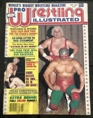 Vintage Pro Wrestling Illustrated First Issue,  September 1979 Rare