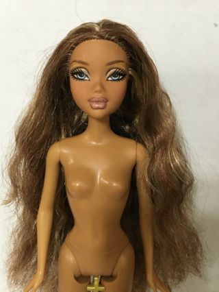 Barbie My Scene Juicy Bling Madison Curly Long Hair African American Aa Rare