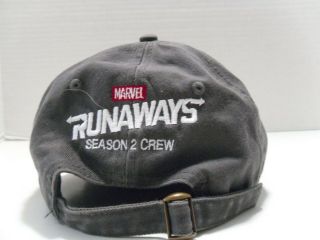Marvels Runaways Season 2 Crew Hat Cool Rare