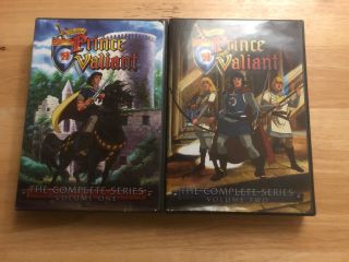 Prince Valiant Complete Series Volume One & Volume Two (dvd) Rare Oop