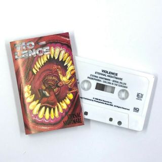 Violence Vio - Lence Eternal Nightmare Cassette Tape 1988 Thrash Metal Rare