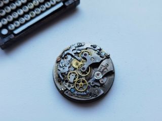Rare Old Watch Chronograph Mechanism For Parts/repair