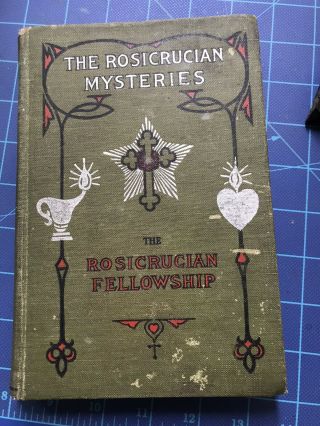 Rare The Rosicrucian Mysteries Book Max Heindel,  1916 2nd.  Ed.