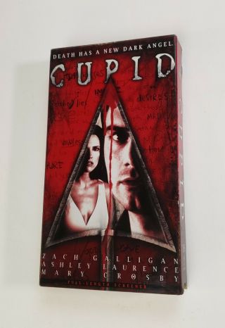 Cupid Vhs Live 1996 Rare Horror Screener Promo Zach Galligan Laurence Crosby Htf