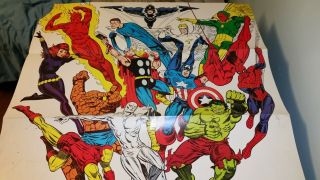Foom Poster Marvel Comics Avengers 1973 Vintage Rare Jim Steranko Stan Lee