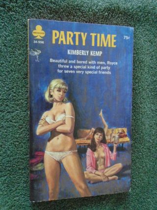 Party Time Vtg Sleaze Adult Paperback Pb Book Gga Rare Lesbian Pulp 1964