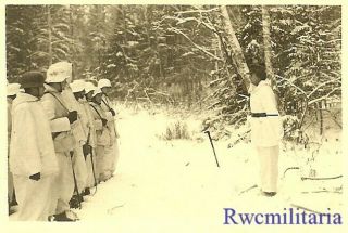 RARE Gebirgsjäger Truppe in Winter Camo in Woods w/ Russian PPSH MG (2) 2