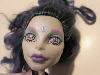 Monster High Doll Blue Hair Purple Or Grey Body Rare