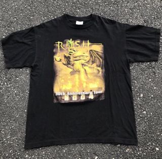 Vintage Rush 30th Anniversary World Tour 2004 Concert T - Shirt Rare Xl