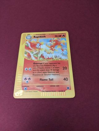 Rapidash Expedition 26/165 Rare Holo Ungraded Lightly Played