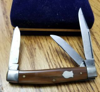 Vtg Rare Solingen Cutlery B.  Svoboda Germany 108/3 Stockman Pocket Knife