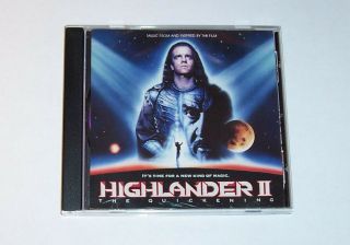 Highlander Ii The Quickening Soundtrack Cd Rare