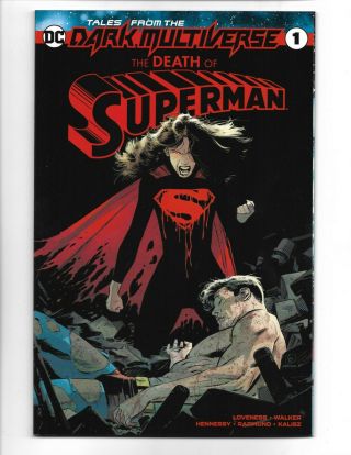 Tales From The Dark Multiverse Death Of Superman 1 Dc Rare Htf 1st Print