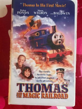Rare Cover Thomas And The Magic Railroad (vhs,  2000,  Clam Shell)