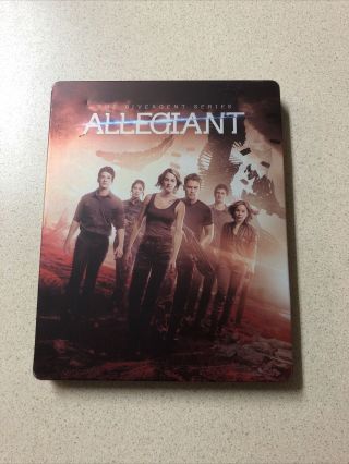 The Divergent Series: Allegiant Steelbook Rare Oop (blu - Ray/dvd,  2016)