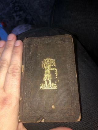 Rare Antique Book From 1844 “the Flower Vase”